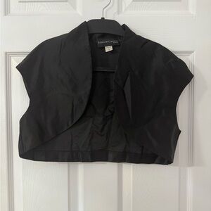 Jessica McClintock Elegant Black Cropped Jacket